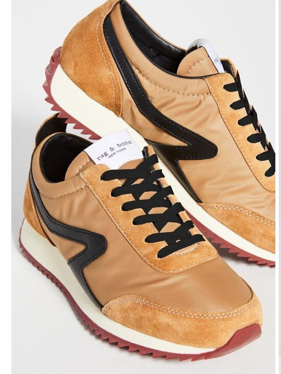 rag & bone Shoes - Rag & Bone Retro Runner Sneakers in Mustard - Women's Size 8